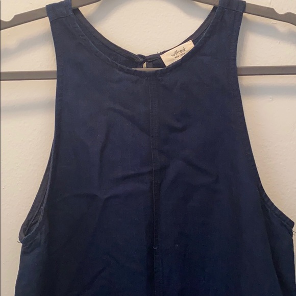 Aritzia high neck tank denim dress - Picture 3 of 4